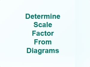 Determine Scale Factor From Diagrams