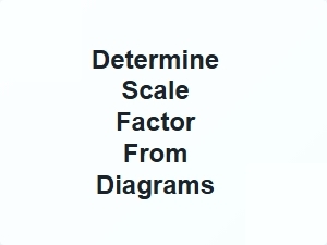 Determine Scale Factor From Diagrams